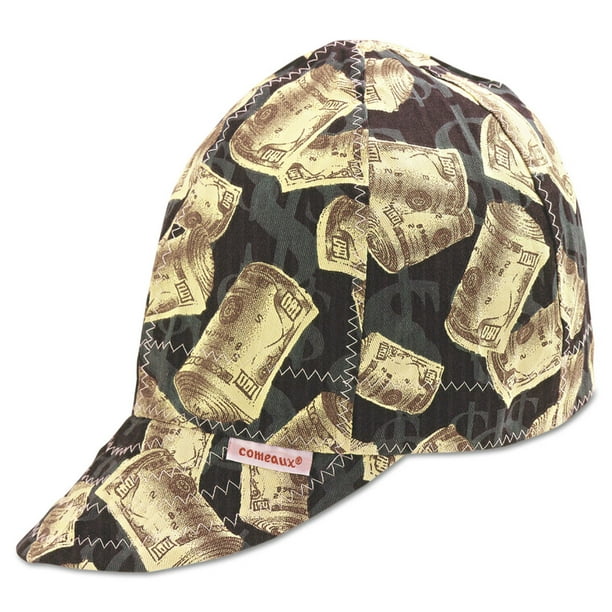 Assorted Prints Deep Round Crown Caps One Size Fits All Reversible 7 Pack 
